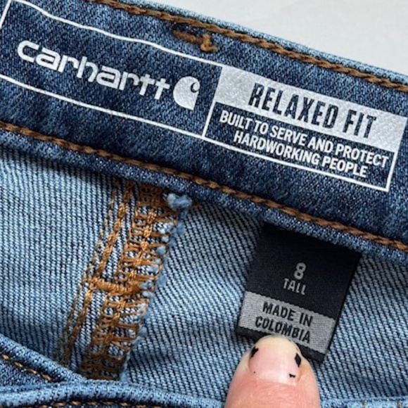 Carhartt Women's Rugged Flex Relaxed Fit Jean NWT Size 8 Tall - Picture 3 of 9